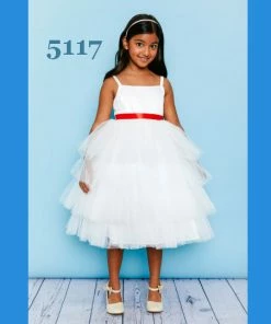 Rosebud Fashions Flower Girl Dress Style 5117