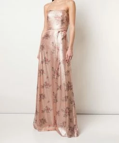 All Bridesmaid Dresses Marchesa Notte Strapless Sequin Bridesmaid Dress BM1108