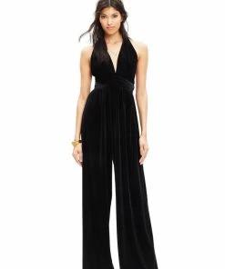 All Bridesmaid Dresses Twobirds Convertible Bridesmaid Velvet Jumpsuit