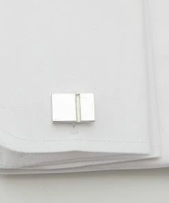 All Bridesmaid Dresses Bricked Silver Cufflinks By SuitShop