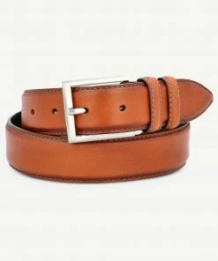 Tan Leather Belt - THEO By SuitShop All Bridesmaid Dresses