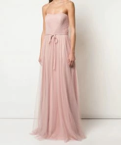 Marchesa Notte Strapless Draped Bridesmaid Dress BM0902 All Bridesmaid Dresses