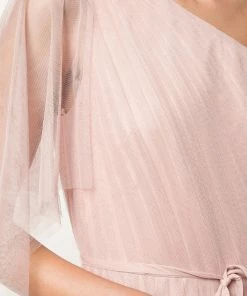 All Bridesmaid Dresses Marchesa Notte One Shoulder Handkerchief Bridesmaid Dress BM0903