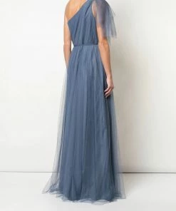 All Bridesmaid Dresses Marchesa Notte One Shoulder Handkerchief Bridesmaid Dress BM0903