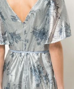 All Bridesmaid Dresses Marchesa Notte Flutter Sleeve Sequin Bridesmaid Dress BM0908