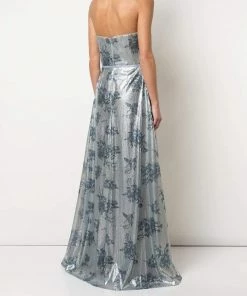 All Bridesmaid Dresses Marchesa Notte Strapless Sequin Bridesmaid Dress BM1108