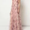 Marchesa Notte Sleeveless V-neck Tulle Bridesmaid Dress BM1109 All Bridesmaid Dresses