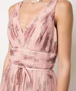 Marchesa Notte Sleeveless V-neck Tulle Bridesmaid Dress BM1109 All Bridesmaid Dresses