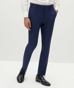 Brilliant Blue Suit Pants By SuitShop All Bridesmaid Dresses