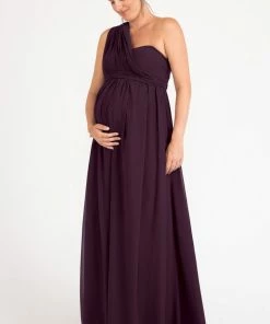Jenny Yoo Convertible Maternity Bridesmaid Dress Cerise
