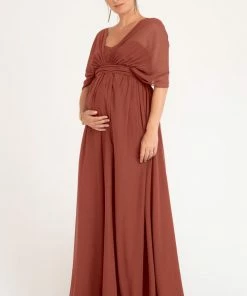 Jenny Yoo Convertible Maternity Bridesmaid Dress Cerise