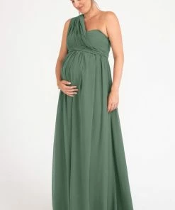 Jenny Yoo Convertible Maternity Bridesmaid Dress Cerise