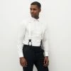 Grosgrain Solid White Suspenders By SuitShop