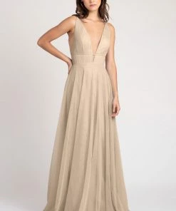 Jenny Yoo Long Bridesmaid Dress Kaelyn All Bridesmaid Dresses