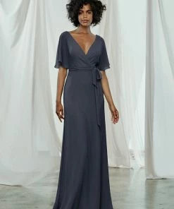 Amsale Long Bridesmaid Dress Ava