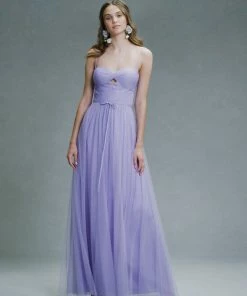 All Bridesmaid Dresses Marchesa Notte Cut Out Cami Gown - BM1144