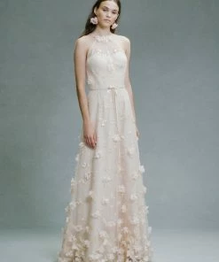 Marchesa Notte 3D Halter - BM1168 All Bridesmaid Dresses