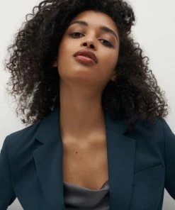 All Bridesmaid Dresses Women's Deep Teal Suit Pants By SuitShop