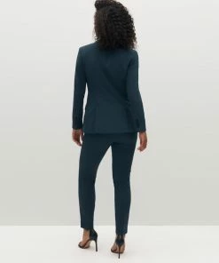 Women's Deep Teal Suit Jacket By SuitShop All Bridesmaid Dresses