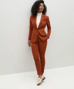 Women's Burnt Orange Suit Jacket By SuitShop