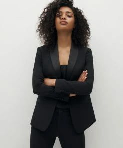 Women's Black Tuxedo Pants By SuitShop 25 Women's Black Tuxedo Pants By SuitShop