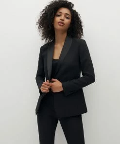 All Bridesmaid Dresses Women's Black Tuxedo Jacket By SuitShop