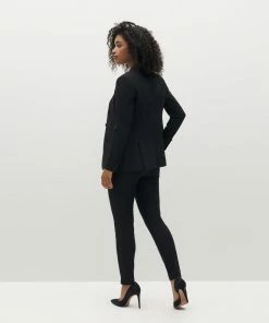 Women's Black Tuxedo Pants By SuitShop 23 Women's Black Tuxedo Pants By SuitShop