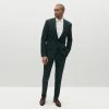 Dark Green Suit Pants By SuitShop