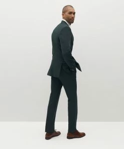 Dark Green Suit Pants By SuitShop