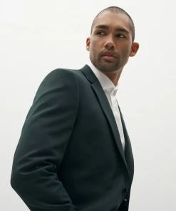 Dark Green Suit Pants By SuitShop