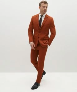 Burnt Orange Suit Pants By SuitShop All Bridesmaid Dresses