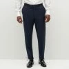 Premium Navy Tuxedo Pants By SuitShop