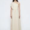 Marchesa Notte One Shoulder Ruffle Sleeve Bridesmaid Dress BM1118