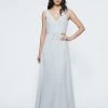 Marchesa Notte Ruched V-neck Bridesmaid Dress BM1119 All Bridesmaid Dresses