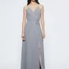 Marchesa Notte V-neck Draped Halter Bridesmaid Dress BM1127 All Bridesmaid Dresses