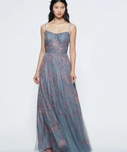 Marchesa Notte Ruched Scoop Neck Bridesmaid Dress BM1125P2 All Bridesmaid Dresses