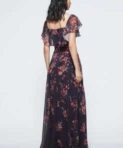 Marchesa Notte Ruffled Multi-Option Sleeve Bridesmaid Dress BM1130P2 All Bridesmaid Dresses