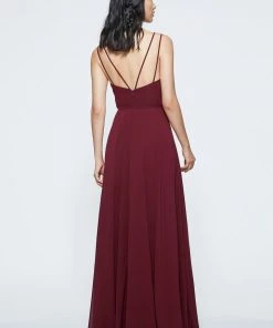 All Bridesmaid Dresses Marchesa Notte V-neck With Strap Detail Bridesmaid Dress BM1120