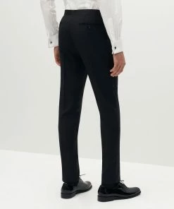 Premium Black Tuxedo Pants By SuitShop All Bridesmaid Dresses