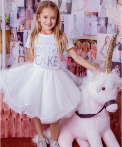 La Petite Flower Girl Dress Dot 5826 All Bridesmaid Dresses