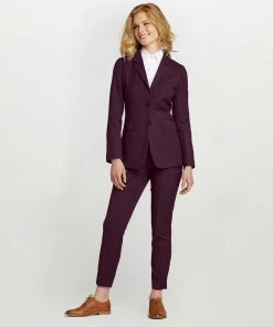 All Bridesmaid Dresses Women's Burgundy Suit Jacket By SuitShop