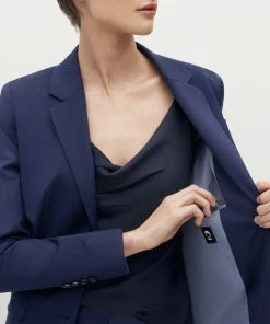 Women's Brilliant Blue Suit Jacket By SuitShop All Bridesmaid Dresses