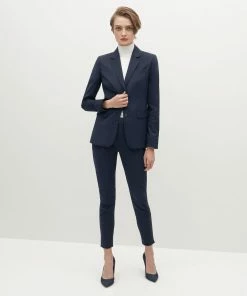 All Bridesmaid Dresses Women's Navy Blue Suit Pants By SuitShop