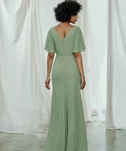 Amsale Long Bridesmaid Dress Ava