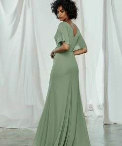 Amsale Long Bridesmaid Dress Ava