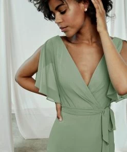 Amsale Long Bridesmaid Dress Ava