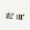 All Bridesmaid Dresses Bricked Silver Cufflinks By SuitShop