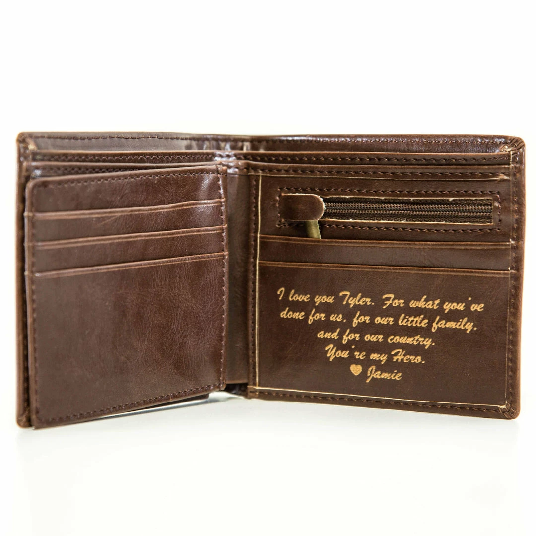 Personalized Leather Wallet By SuitShop 6 Personalized Leather Wallet By SuitShop