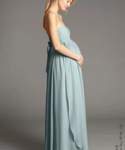 Jenny Yoo Convertible Maternity Bridesmaid Dress Cerise