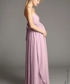Jenny Yoo Convertible Maternity Bridesmaid Dress Cerise